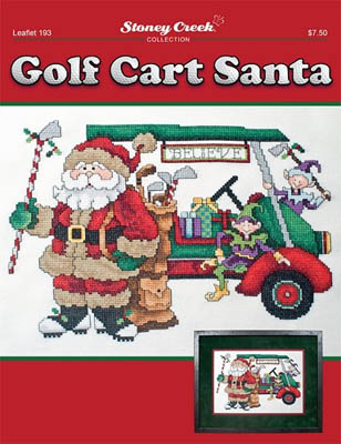Golf Cart Santa